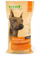 Сухой корм TiTBiT для собак всех пород гипоаллергенный с индейкой и картофелем