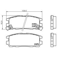 Колодки тормозные дисковые NISSHINBO NP4002