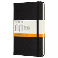 Блокнот Moleskine Classic Medium 115х180, 120 листов QP050, черный, цвет бумаги бежевый