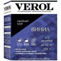 Клей обойный виниловый VEROL усиленный, 250г