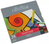 Набор необоженной сухой пастели Creta Color "PASTEL CARRE", 24 цвета, размер пастели 7х7мм, длина пастели 72мм