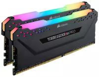 Оперативная память CORSAIR Vengeance RGB Pro 3600 (PC4 28800) DIMM 288 pin, 16 ГБ 2 шт. 1.45 В, CL 14, CMW32GX4M2Z3600C14, черная