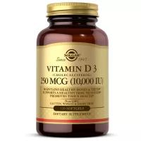 Solgar/Капсулы "Витамин D3 10,000 МЕ ("Vitamin D3 10,000 IU (Cholecalciferol) Softgels"), 120 капсул