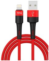 Кабель TFN USB-A/Lightning Envy 1.2m нейлон red/кабель для iPod, iPhone, iPad Apple/кабель для айфона