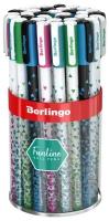 Ручка шариковая Berlingo "Funline. Salute" синяя, 0,7мм, рисунок на корпусе, ассорти, 36 шт. в упаковке