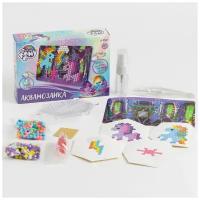 Аквамозаика с декорациями, My little pony, 4 фигурки