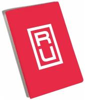 Обложка для паспорта «Ру», красная
