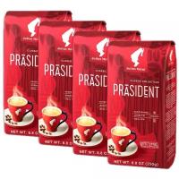 Кофе в зернах Julius Meinl Präsident (Президент, классическая коллекция), в зернах, 4x250г