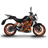 Клетка на мотоцикл KTM Duke 125, Duke 390 до `16, Duke 200 `12-`14 CRAZY IRON серии PRO (Оранжевый)