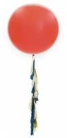 Большой Красный латексный шар на гирлянде Тассел, 91 см