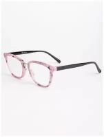 Готовые очки для чтения розовые с диоптриями +4.00 футляр