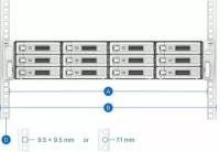 Опция для СХД/ Synology Комплект направляющих 1U/2U/3U RKS-02 SYNOLOGY