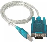 Кабель-переходник (WCH CH340) USB Am to RS232 DB9 M, 1.2м, винты | ORIENT USS-102