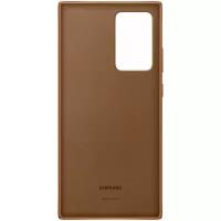 Чехол Samsung Leather Cover Galaxy Note 20 Ultra коричневый