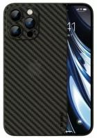 Чехол для смартфона с карбоновой текстурой Memumi Ultra Thin 0.3mm PP Carbon Fiber для iPhone 14 Pro Max 6.7" Black (AFC22301A)