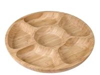 Менажница круглая деревянная "Termico" 31,5*4 см