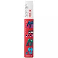 Maybelline New York Super Stay Matte Ink Коллекция Ashley Longshore жидкая помада для губ стойкая матовая