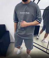 Спортивный костюм Jools Fashion, размер 54, серый