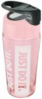 Бутылка для воды Nike TR Hypercharge Straw 16 OZ, розовый, белый, 473 мл
