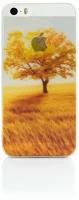 Чехол силиконовый "Пейзаж желтое дерево" iPhone 5 / 5S / SE