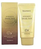 DEOPROCE INTENSIVE SNAIL BB SPF 50+ PA+++ - No. 23 SAND BEIGE Интенсивный антивозрастной солнцезащитный BB крем с муцином улитки 50мл