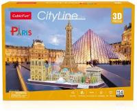 3D пазлы Париж CityLine