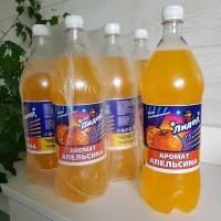 Напиток безалкогольный сильногазированный Лидер аромат Апельсина упаковка 6 шт по 1.5л