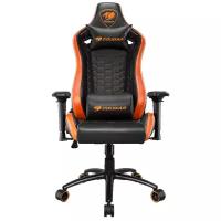 Компьютерное кресло COUGAR Outrider S игровое, обивка: искусственная кожа, цвет: black/orange