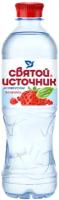 Вода негазированная питьевая святой источник со вкусом клубники 0,5 л, 4603934000946