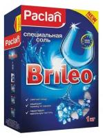 Соль для смягчения воды и удаления накипи в посудомоечных машинах 1 кг PACLAN Brileo, 419150