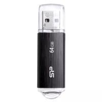 Флеш Диск Silicon Power 64Gb Ultima U02 SP064GBUF2U02V1K USB2.0 черный