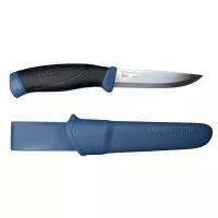 Нож Morakniv Companion (13164) стальной лезв.104мм черный/синий