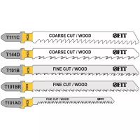 Набор полотен для электролобзика 5шт FIT 41010