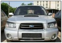 Накладки на передние фары (реснички) Subaru Forester 2007-2011