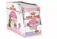 Влажный корм для котят Royal Canin Kitten (в желе), 12 шт по 85 гр