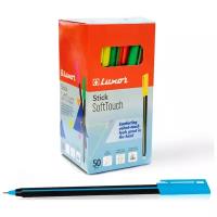 Ручка шариковая "Stick Soft Touch", цвет чернил синий, пишущий узел - 0,7мм, упаковка 50 шт