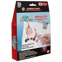 Масса для лепки 1 TOY Clay Crayon Единорог 3 цвета по 30 г (Т19013) 3 цв