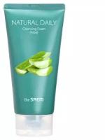 The Saem Ежедневная очищающая пенка с алоэ вера 150 мл Natural Daily Cleansing Foam Aloe