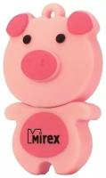 Флеш накопитель 8GB Mirex Pig, USB 2.0, Розовый