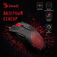 Мышь A4Tech Bloody AL90 Blazing черный лазерная (12000dpi) USB3.0 (8but)