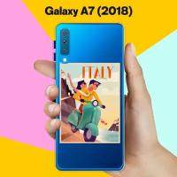 Силиконовый чехол на Samsung Galaxy A7 (2018) Италия / для Самсунг Галакси А7 2018