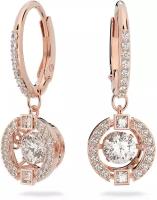 Серьги Swarovski Sparkling Dance Round Pierced / Кристаллы Сваровски