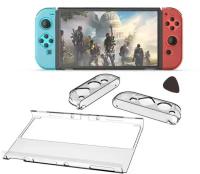 Оригинальный прозрачный чехол DOBE для Nintendo Switch OLED и Joy-pad, комплект, TNS-1133B