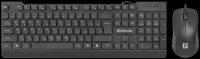 Клавиатура + мышь Defender York C-777, USB, черный (45779)