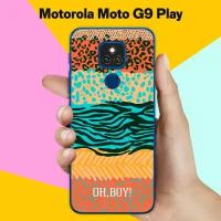 Силиконовый чехол на Motorola Moto G9 Play Узор 11 / для Моторола Мото Джи9 Плэй