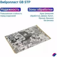 Вибропласт GB 750х470мм т.2мм, STP