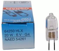 64250 6V 20W G4 (HLX M/30) d9x31mm 100h - лампа OSRAM (PHI 7388)