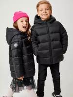 Синтепоновая куртка ACOOLA Amichi черный для мальчиков для девочек 110 размер