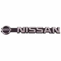 Шильдик металлопластик "NISSAN" + эмблема 120*15мм