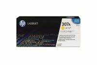 Картридж HP CE742A, 7300 стр, желтый